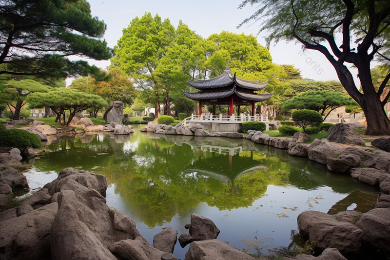 中国风中式古建筑风景风光大气旅游风景区出游清晰的摄影图高清的图片清秀的江南园林素材,高清,摄影图,摄影图片,图片大全,摄影图免费下载